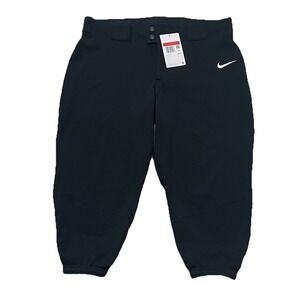 Nike Women's Size Large Vapor Select Softball Pants AV6642-010 Black Performance